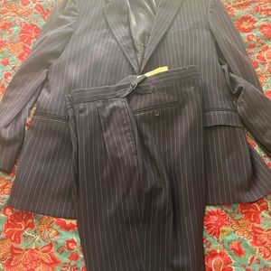 Polo Ralph Lauren wool pinstriped suit